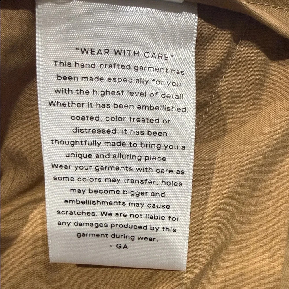 Good American Women’s Tan Chinos Flare Legs High-Rise khaki Size 20